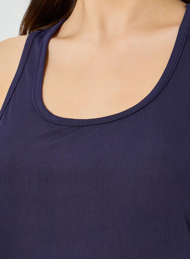 Styli Round Neck Tank and Sketchy Floral Pyjama Set - Image 3