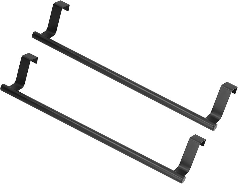 Sturdy Towel Rack, Easy to, No Drilling, Towel Rack for Home, Hotels, 2 Pieces Closet Door Towel Rack for Home, Apartment, Stainless Steel (36CM) - Image 2