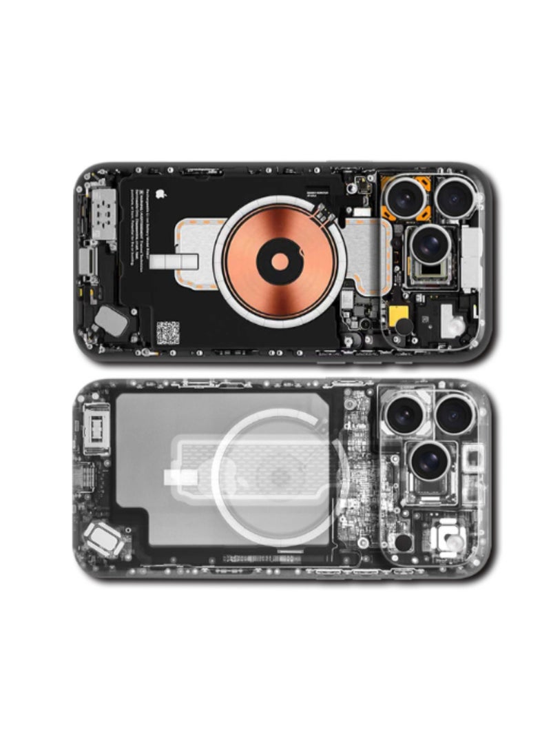 Adando Phone Skin Compatible with iPhone 17 Pro Max, Premium Vinyl Protective Wrap Decal Cover Decal Glass Protector Film Protective for Back Side Borders Camera Frame, Easy to Apply (Black) - Image 5
