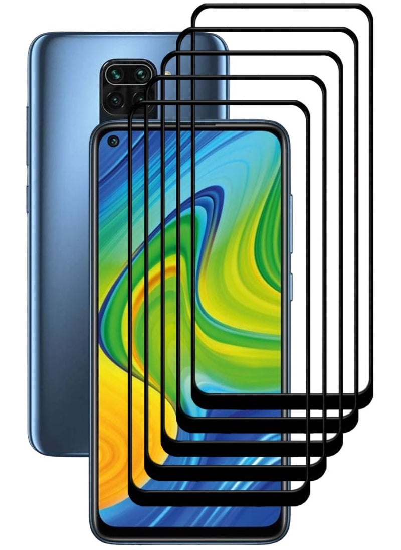 ACLIX 5 Pieces Antistatic ESD Dustproof Premium Quality High Definition Tempered Glass Screen Protector Designed For Xiaomi Redmi Note 9 - Image 1