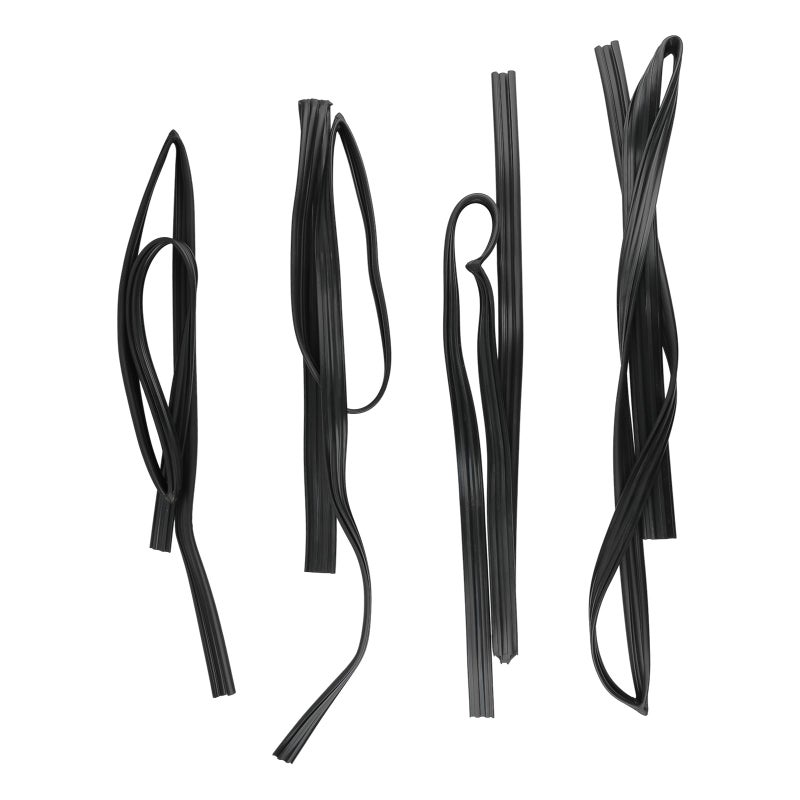 MOTOALL Weatherstrip Seal Rubber Strip Front Rear Door Glass Run Channel Fit for Toyota Land Cruiser 19911997 for Lexus LX450 19961997 Replaces 6814160010 6815160010 6814260011 6815260011
