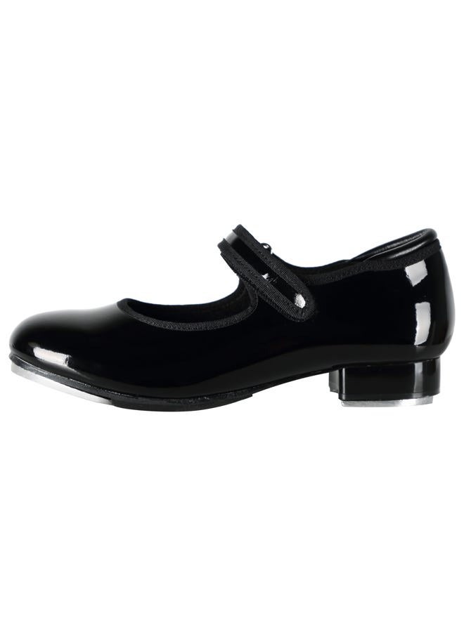 Linodes Patent Easy Strap Tap Shoe for Girls and Boys (Toddler/Little Kid/Big Kid)-Black-11M-Little Kid - Image 3