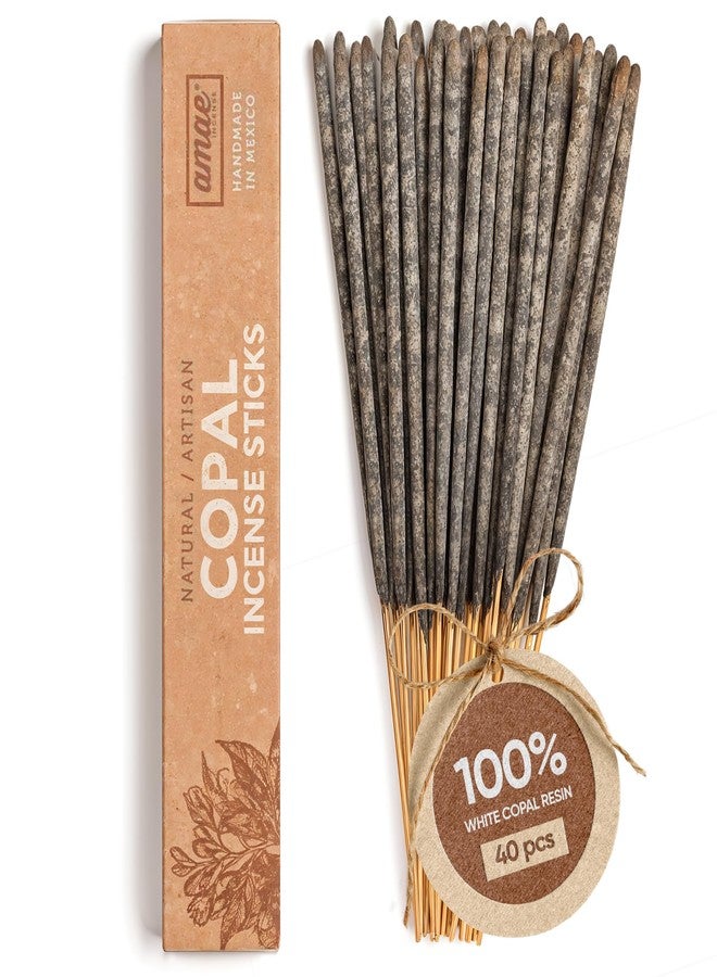 amae INCENSE Premium Copal Mayan Made with 100% White Copal (40). Handmade in México. - Image 1