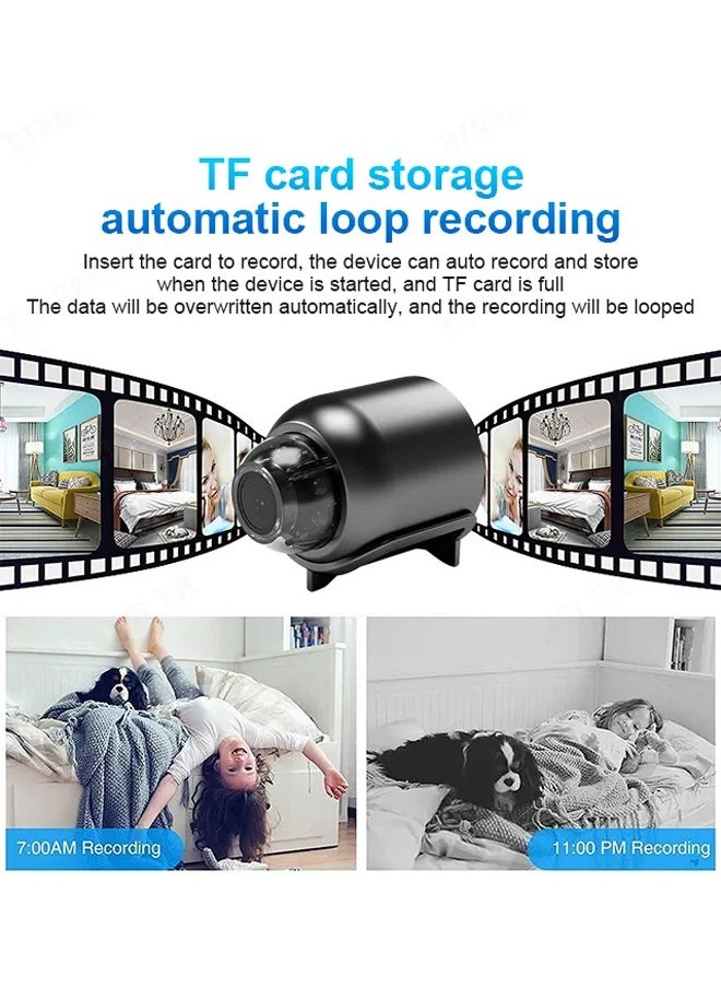 Generic - Wireless Network Camera Mini WiFi Camera 1080P HD Home Night Vision Remote Monitoring Micro Baby Monitor Supports Video Playback Function - Image 1