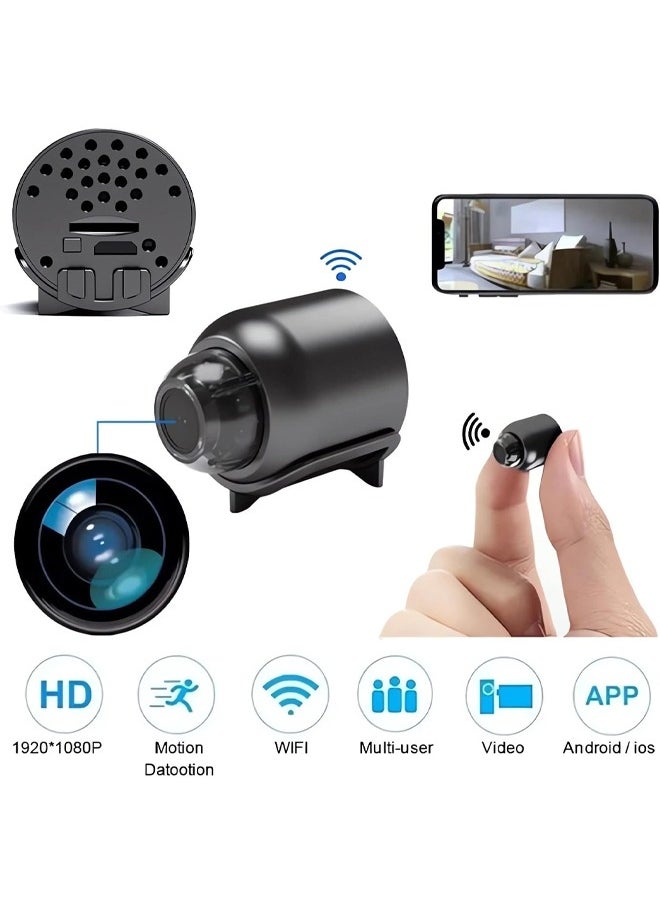 Generic - Wireless Network Camera Mini WiFi Camera 1080P HD Home Night Vision Remote Monitoring Micro Baby Monitor Supports Video Playback Function - Image 1