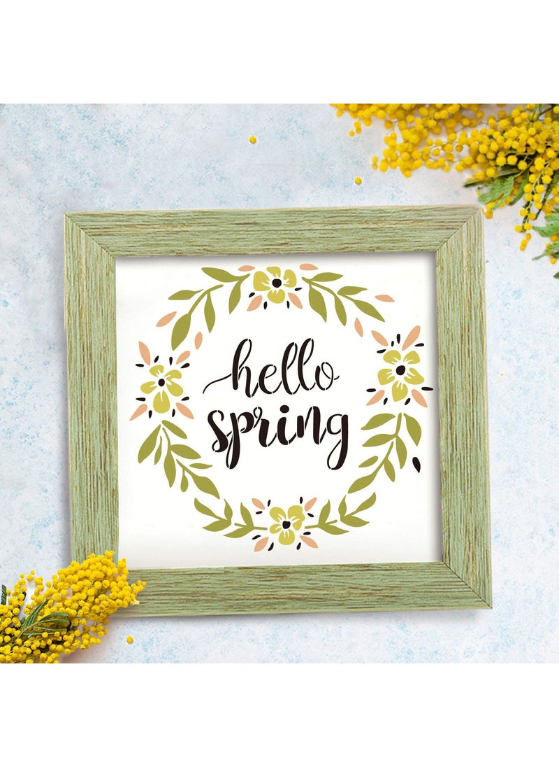 G GSS Designs GSS Designs Hello Spring Bicycle Stencils (3 Pack) - Reusable Flower Stencils for Painting on Wood Wall Canvas Pillow (12x12 Inch) - Art Painting Kit for Home Decor (SL-096)  - Image 4