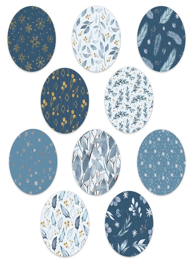 Rockadex Adhesive Patches - Compatible for Freestyle Libre Sensor, Custom-Designed Freestyle Libre Patches, Diabetic Supplies Mix 10 Pack Winter (Full Circle NO Cut