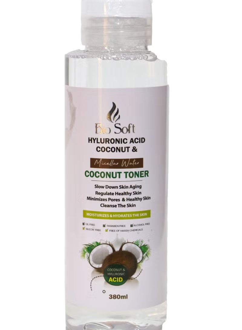 Bio Soft Hyluronic Acid & Coconut Micellar Water 380 ML