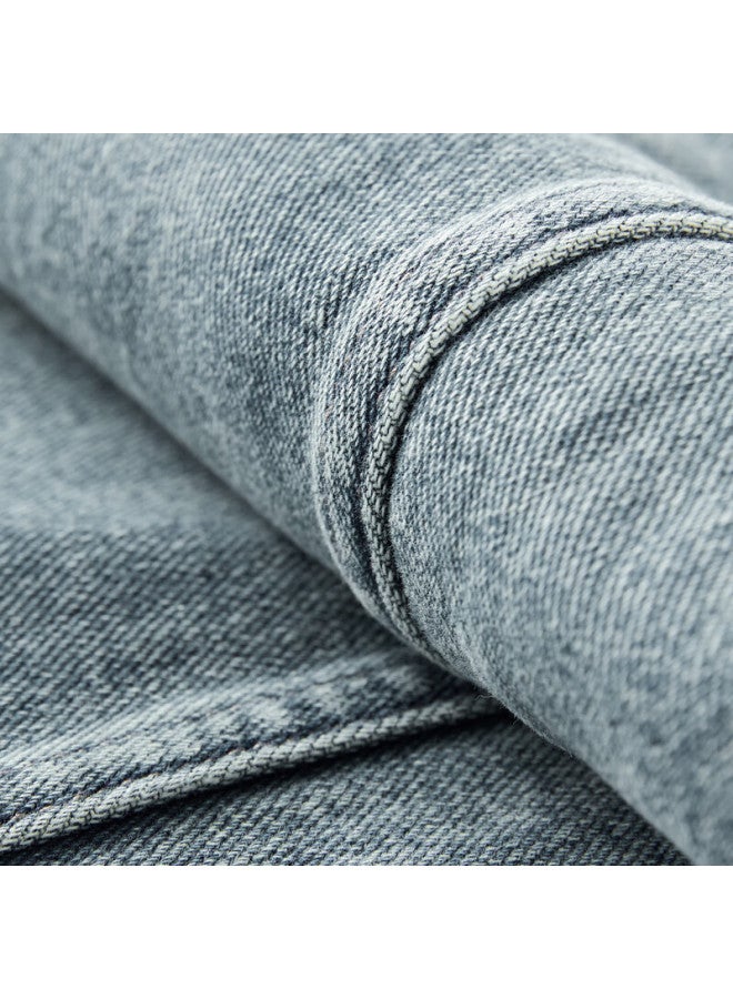 Waxbird Taiping Bird Women's Autumn Straight-leg Jeans Fashion Casual Versatile Commuting Texture Thin Denim Deep Blue S - Image 4