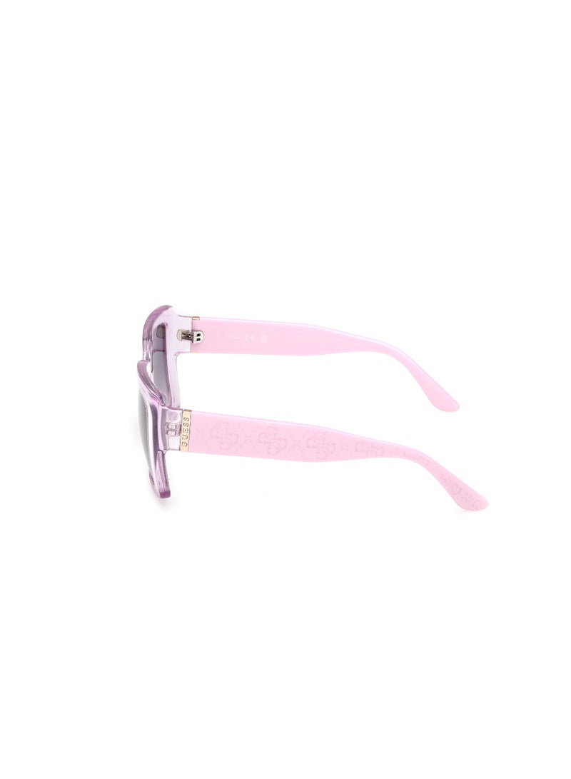 GUESS FULL RIM FEMALE SQUARE PURPLE INJECTED SUNGLASSES - Image 2