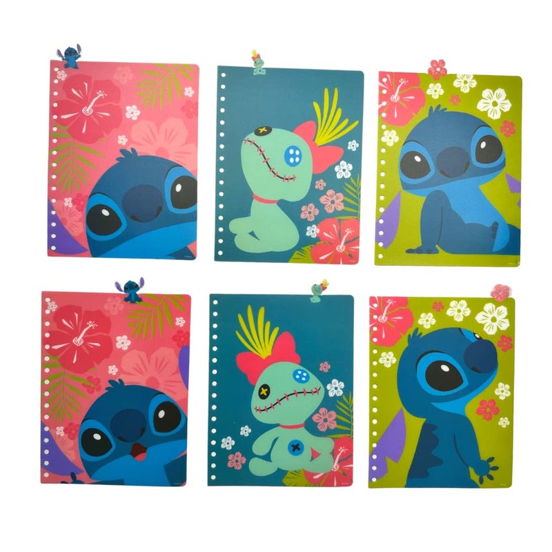 Innovative Designs Disney Stitch Tab Journal Notebook "Ohana" Spiral Bound, 144 Lined Pages, 8 x 7 inches, Blue - Image 4