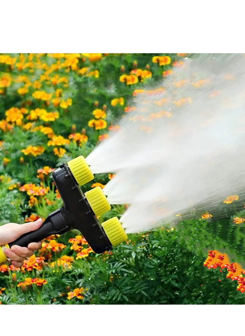 SYOSI Garden Porous Sprayer Atomizer Nozzles Sprinkler Adjustable Water Spray Range Multi-head Water Sprayer Sprinklers with 3 Nozzles(1-1.2 In) Sprayer Pump for Outdoor Lawn  - Image 1