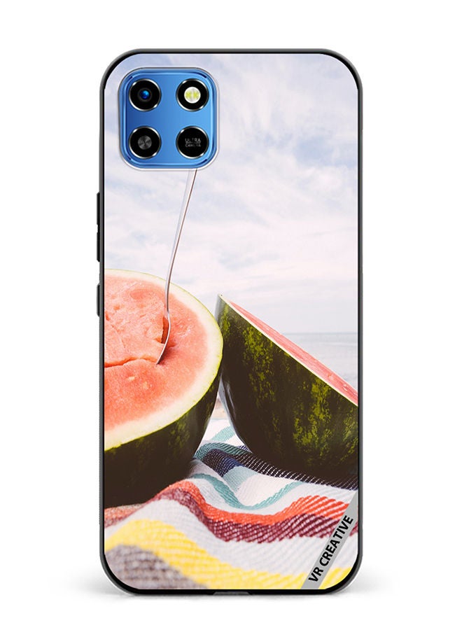 VR CREATIVE Protective Case Cover For Infinix Smart 6 HD Melonade Design Multicolour - Image 1