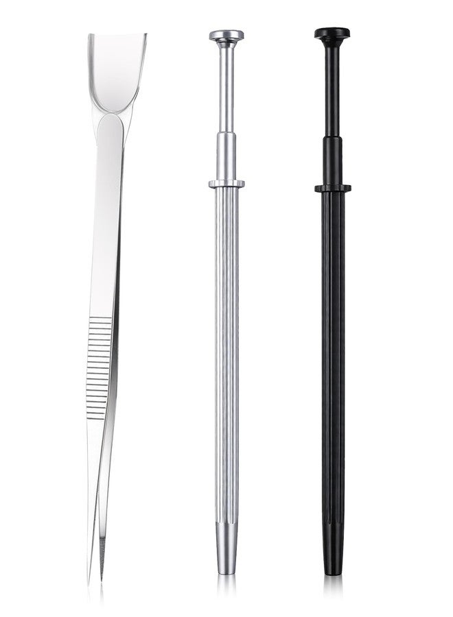 Alrhso Cake Tweezers for Decorating Tools Sprinkle Tweezers for Cake Decorating Tools Tweezer Scoop Sprinkles Grabber Tool Bead Scooper Tweezer for Jewelry Diamond Scoop - Image 1
