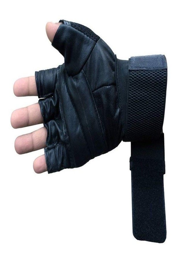 DRAUSS Power Muscles Gym Gloves, Cycling Gloves, Riding Gloves, Stretchable Size for Both Men and Women, Odor-Free and Clean- (Black) - Image 4