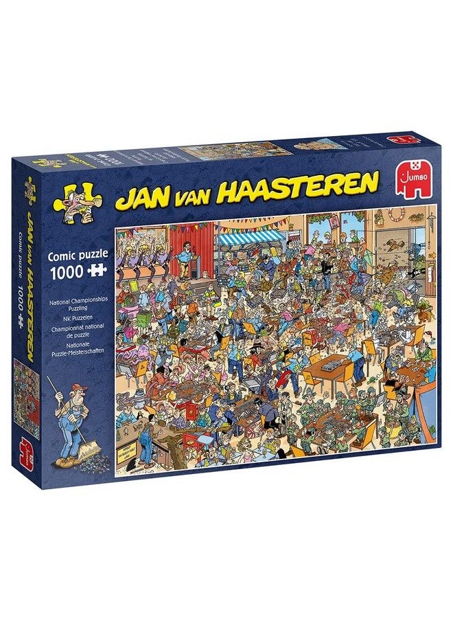 jumbo - Jan Van Haasteren 'National Championship' Unique Comic Fun Designed Jigsaw Puzzle For Adults 1 000 Piece - Image 1
