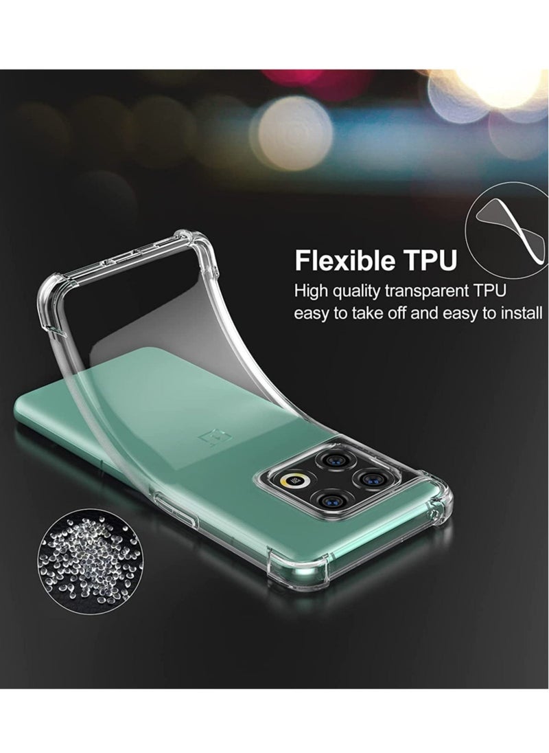 ELTRAZONE Case for OnePlus 10 Pro Case Cover Clear Back Air Cushion Soft Silicone Shockproof Anti-Scratch Protective Bumper Shell Corner for One Plus 10 Pro - Image 3