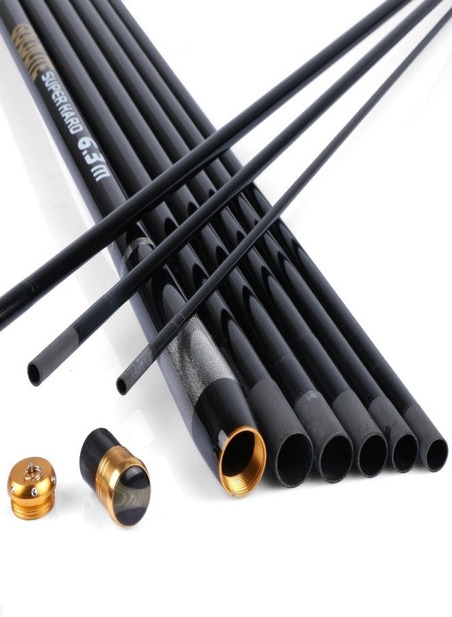 Goture Telescopic Tenkara Fishing Rod Set, Collapsible Crappie Rods 1 Piece Portable Hand Fishing Poles Carbon Fiber Telescoping Stream with Line 12 15 18 20 21 24Ft - Image 2