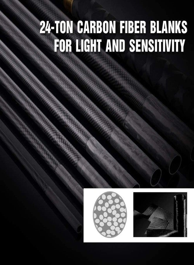 Goture Telescopic Tenkara Fishing Rod Set, Collapsible Crappie Rods 1 Piece Portable Hand Fishing Poles Carbon Fiber Telescoping Stream with Line 12 15 18 20 21 24Ft - Image 3