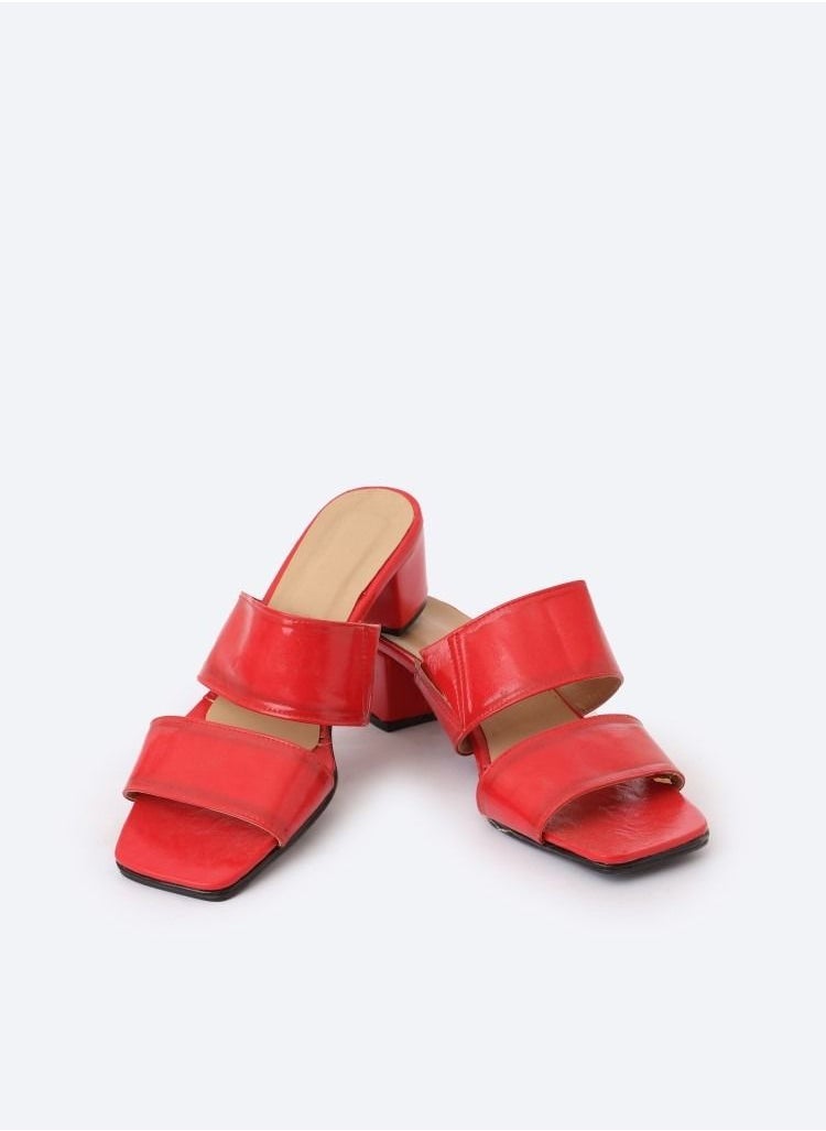 Zahwa Slipper Middle Heels Verne Square Shape  - Image 2