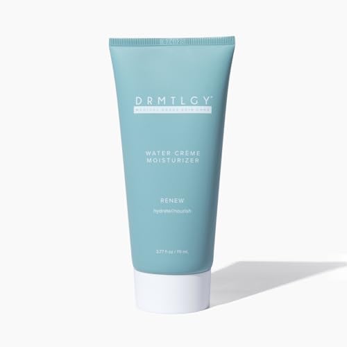 DRMTLGY Water Crme Face Moisturizer for Women  Men  Facial Moisturizer for Dry Skin  Lightweight Daily Moisturizer Face Cream