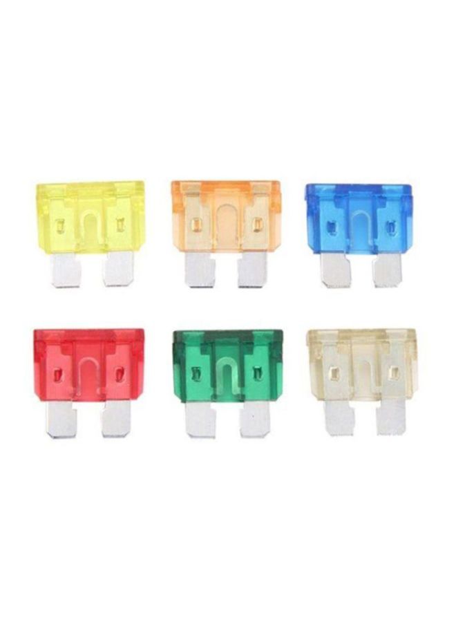NIBEMINENT 6-Piece Blade Fuse Assortment Set Multicolour 5x10x2cm - Image 1