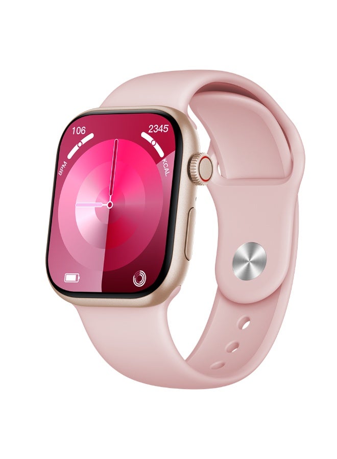 Outbox OB10 Limitless Smart Watch 2.04″ AMOLED Display, Bluetooth Calling, 100+ Sports Modes, Fitness & Health Tracker, Android & iOS – Pink - Image 1