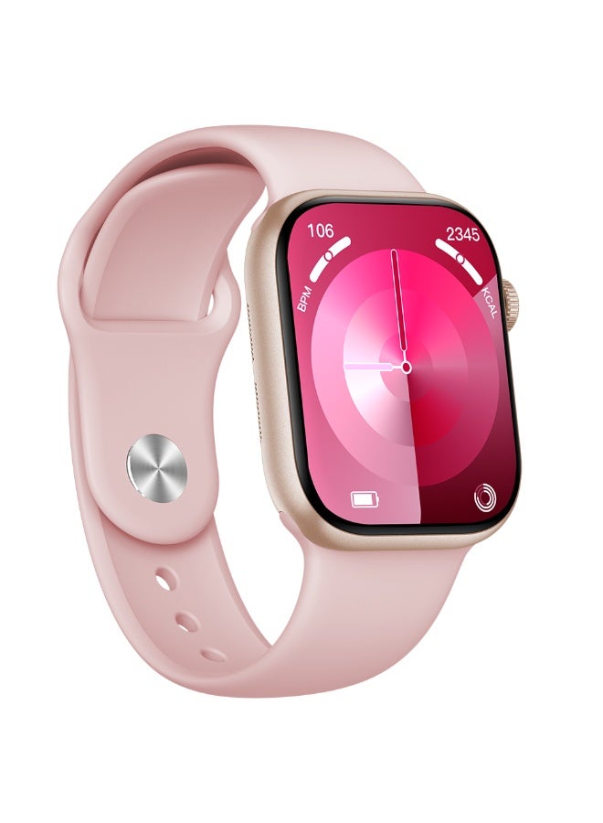 Outbox OB10 Limitless Smart Watch 2.04″ AMOLED Display, Bluetooth Calling, 100+ Sports Modes, Fitness & Health Tracker, Android & iOS – Pink - Image 2