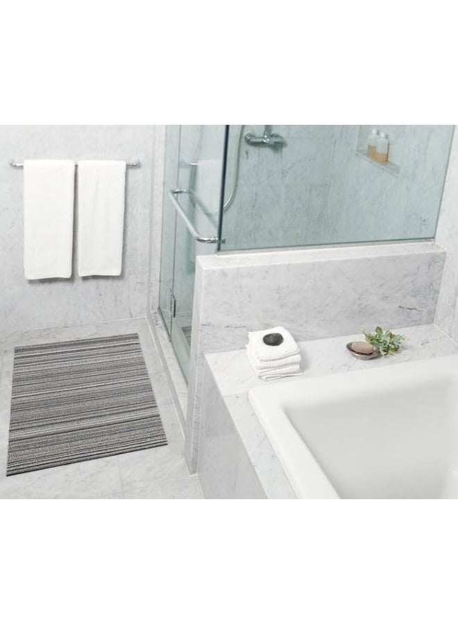 Chilewich Skinny Stripe Shag Utility Mat (Birch) - Image 2