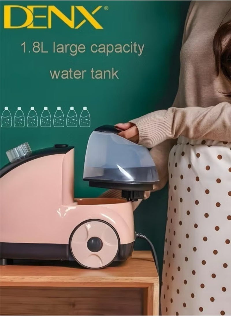 Denx 2000W High Power Portable Vertical Steamer Iron Remove Wrinkles Fast  Professional Garment Steamer, 2 in 1, Flatbed Vertical Steamer, 2000W, Fast Heating with 1.8L Water Tank , From Denx - Image 4