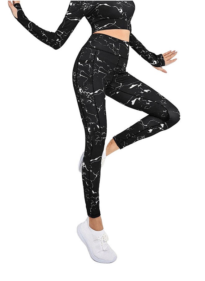 Nileton Sport Leggings Pants With Pocket  - Image 4
