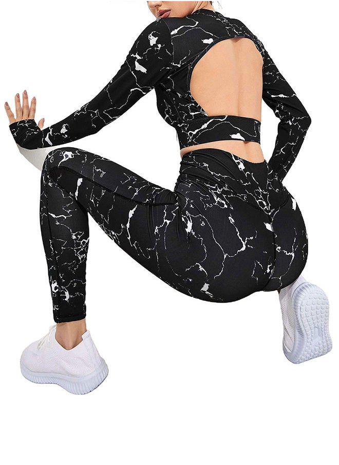 Nileton Sport Leggings Pants With Pocket  - Image 3