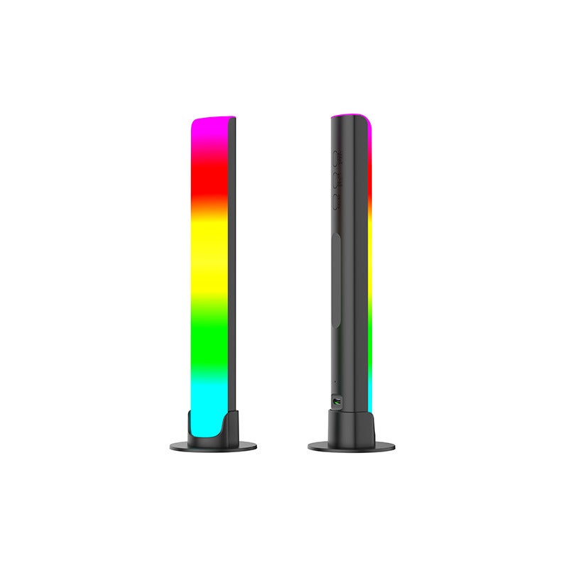 Rgb Voice Control Synchronous Rhythm Light Net Red Colorful Music Atmosphere Light Car Desktop Induction Creative Led Pickup Light - Image 1