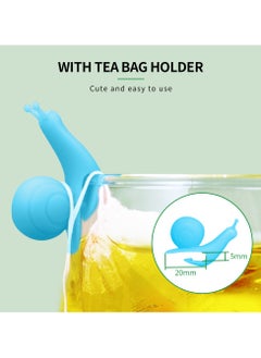 CUOPRU Corn fiber tea filter bag, disposable tea bag, with drawstring and tea bag holder, safe, natural and biodegradable, suitable for brewing coffee or tea, 8*10cm (3.15*3.94inch),200pcs  - Image 2