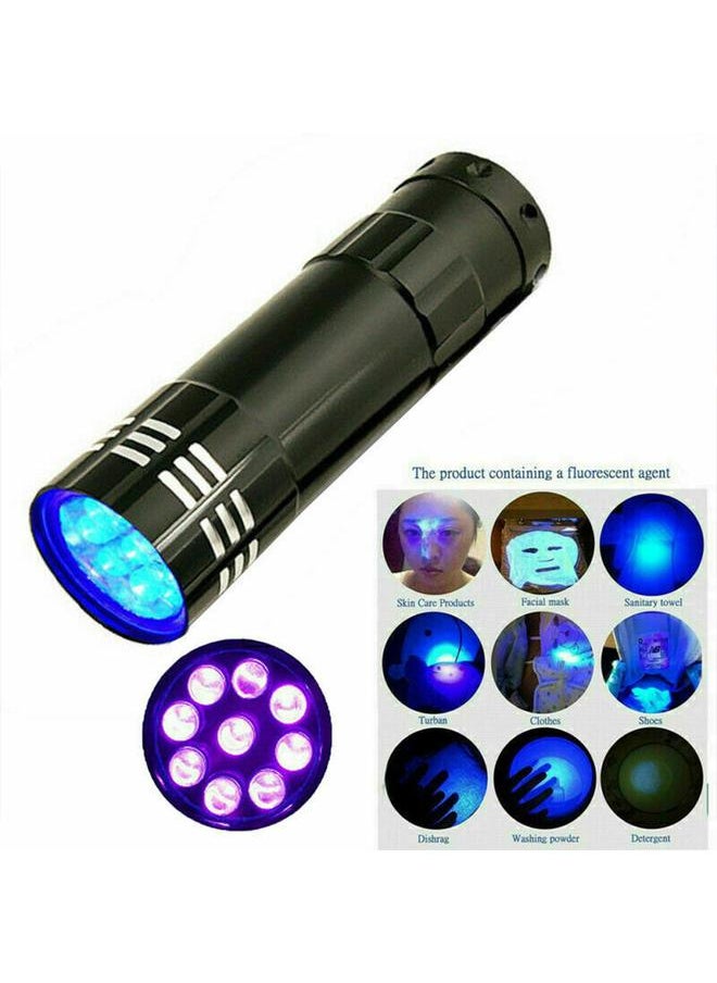 Thoraya Multifunction UV Flashlight Portable UV Torch Flashlight UV Money Detector Light  - Image 1