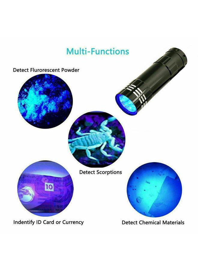Thoraya Multifunction UV Flashlight Portable UV Torch Flashlight UV Money Detector Light  - Image 2