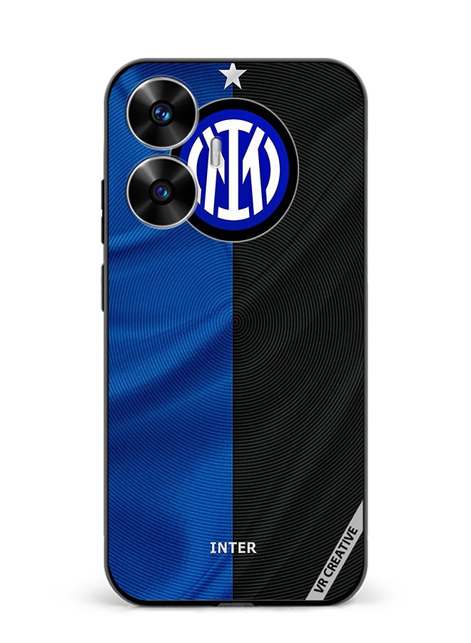 VR CREATIVE Protective Case Cover For Realme C55 Inter Milan Logo Design Multicolour - Image 1