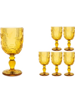 Amber Bird Decorated 6-Piece Glass 8 X 17 Cm - pzsku/Z934D87E878F7BDB683BAZ/45/_/1725791816/b8f3fb8d-e2ba-454c-ab47-34cbe0561701
