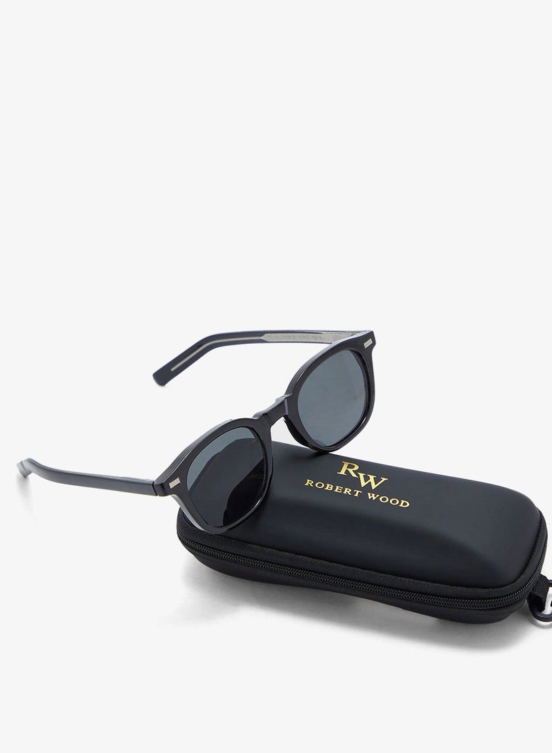 Robert Wood Polarized Lens Wayfarer Sunglasses - Image 4