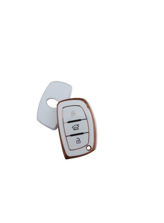 Hyundai Key Fob Cover, Soft TPU Key Fob Case Full Protection 3 Buttons - Image 2