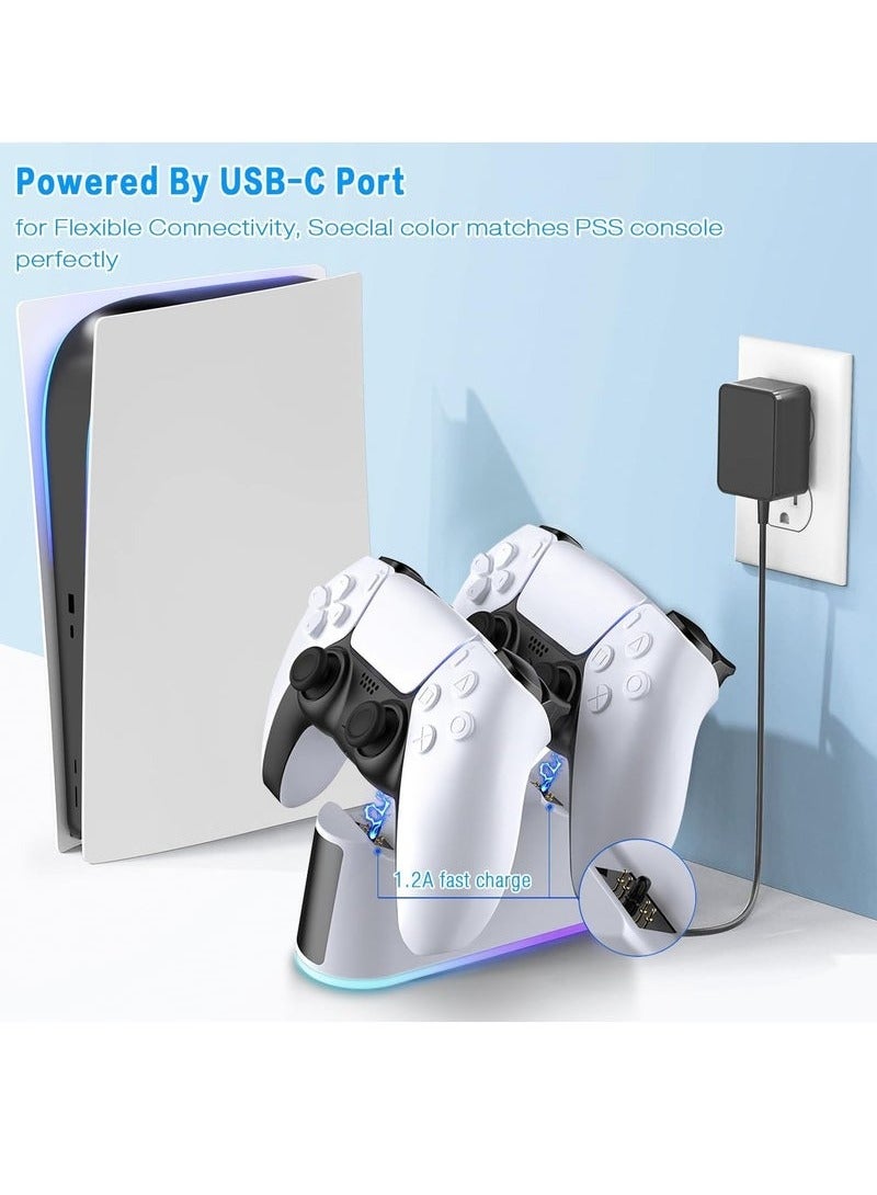 PS5 Charging Station, Fast Charge PS5 Charger Dock  - Image 3