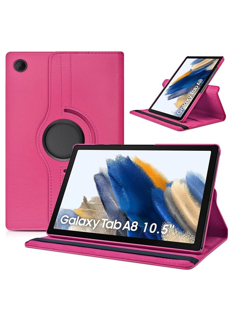 حافظة متوافقة مع Galaxy Tab A8 10.5" (SM-X200/X205/X207)، حافظة Galaxy Tab A8 بحجم 10.5 بوصة، حافظة جلدية قابلة للدوران 360° مع خاصية النوم/الاستيقاظ التلقائي لطراز Tab A8 2022 - Image 1