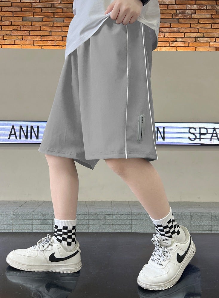 KUYING New Casual Ice Silk Quick Drying Children's Shorts