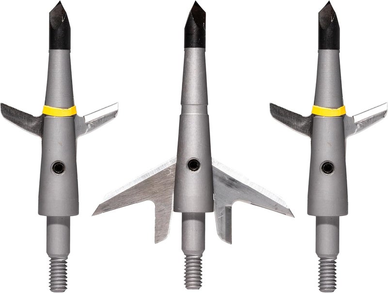 Swhacker Store Crossbow Broadheads | Expandable Blades, 100 Grain, 3-Pack | Precision Hunting Tips for Maximum Penetration & Accuracy - Image 1