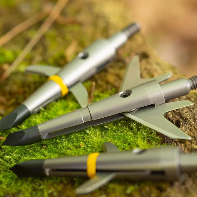 Swhacker Store Crossbow Broadheads | Expandable Blades, 100 Grain, 3-Pack | Precision Hunting Tips for Maximum Penetration & Accuracy - Image 4