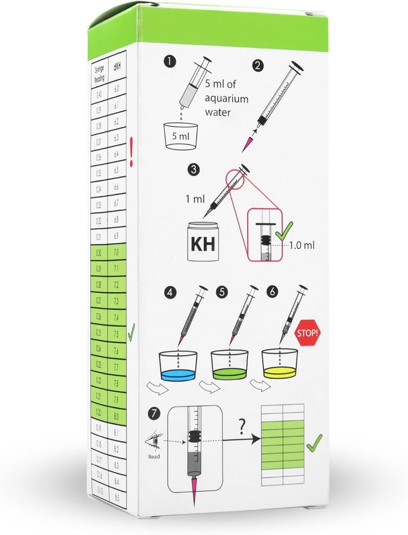NT Labs Marine Lab Carbonate Hardness/KH Test Kit - Marine Aquarium Water Testing Kit/35 Tests - Image 2