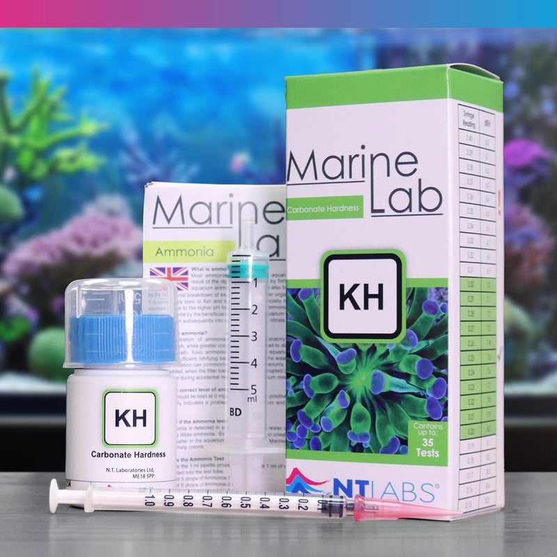 NT Labs Marine Lab Carbonate Hardness/KH Test Kit - Marine Aquarium Water Testing Kit/35 Tests - Image 3