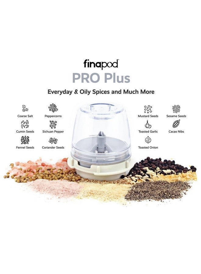 finamill FinaMill Interchangeable Spice Pod - FinaPod PRO Plus for Everyday Use - Grinds More Than Just Salt & Pepper, Ideal for Cooking Spices and Oily Seeds Like Sesame - 1 Pod  - Image 4
