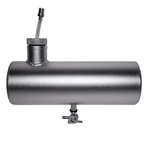 JMCHstore Aluminum Mini bike Gas Fuel Tank Cylinder 4x11 for Coleman Baja Montser Mega moto Predator Hemi non 212 Engine Massimo Axis RealTree Motovox Mototec Dirt Gas Bike Go Kart Parts Silver - Image 3