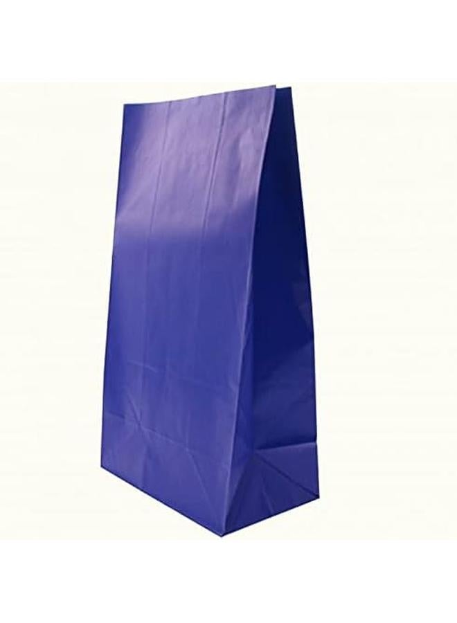 Unique Royal Blue Paper Party Favor Bags 12Ct - Image 3